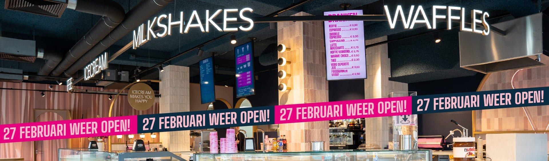 27 februari zijn we weer open! | Intermezzo Tilburg